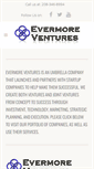 Mobile Screenshot of evermoreventures.com