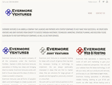 Tablet Screenshot of evermoreventures.com